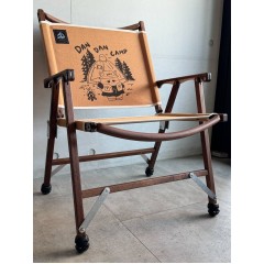 武椅-金茶色白邊款／橘子系蛋蛋星球 ✕ BLACK Design