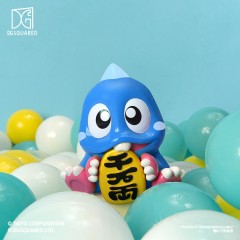 泡泡龍Bubble Bobble – 藍色泡泡龍搪膠公仔