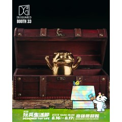魚毛一族-瓜皮搪膠公仔（金色）