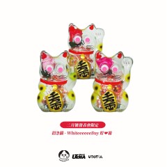 招き猫 - WhiteeeeeeDay 貯❤️箱（紅玫瑰款）／LeeeeeeToy